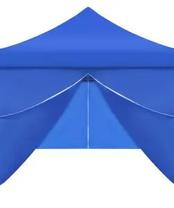 vidaXL Folding Pop-up Party Tent with 8 Sidewalls 3×9 m Blue