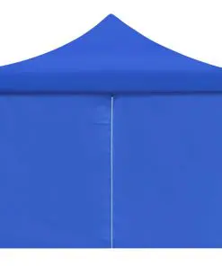 vidaXL Folding Pop-up Party Tent with 8 Sidewalls 3×9 m Blue