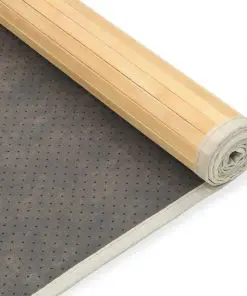 vidaXL Rug Bamboo 80×200 cm Natural