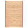 vidaXL Rug Bamboo 100×160 cm Brown