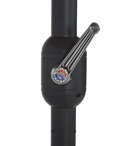 vidaXL Outdoor Parasol with Aluminium Pole 460×270 cm Terracotta