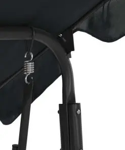 vidaXL Garden Swing Bench Anthracite 170x110x153 cm