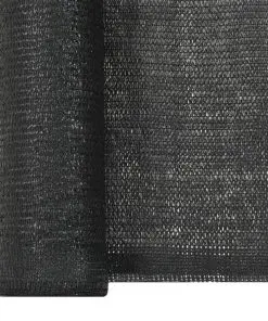 vidaXL Privacy Net HDPE 1×25 m Black