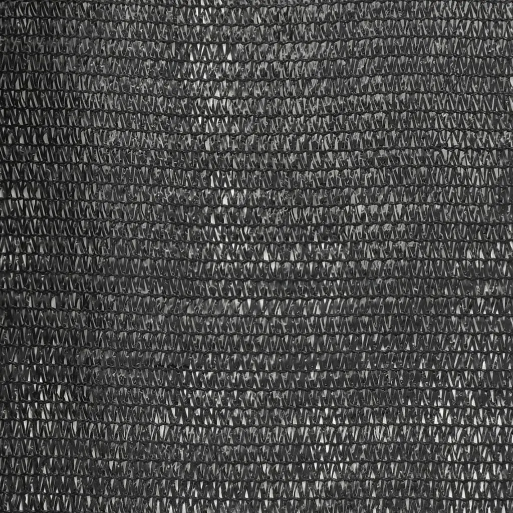vidaXL Privacy Net HDPE 2×25 m Black