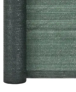 vidaXL Privacy Net HDPE 1×25 m Green
