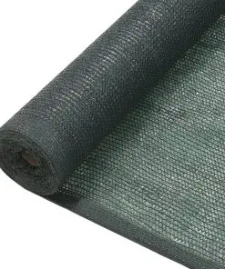 vidaXL Privacy Net HDPE 2×50 m Green