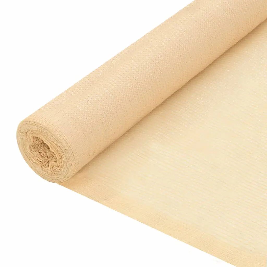 vidaXL Privacy Net HDPE 1.5×25 m Beige