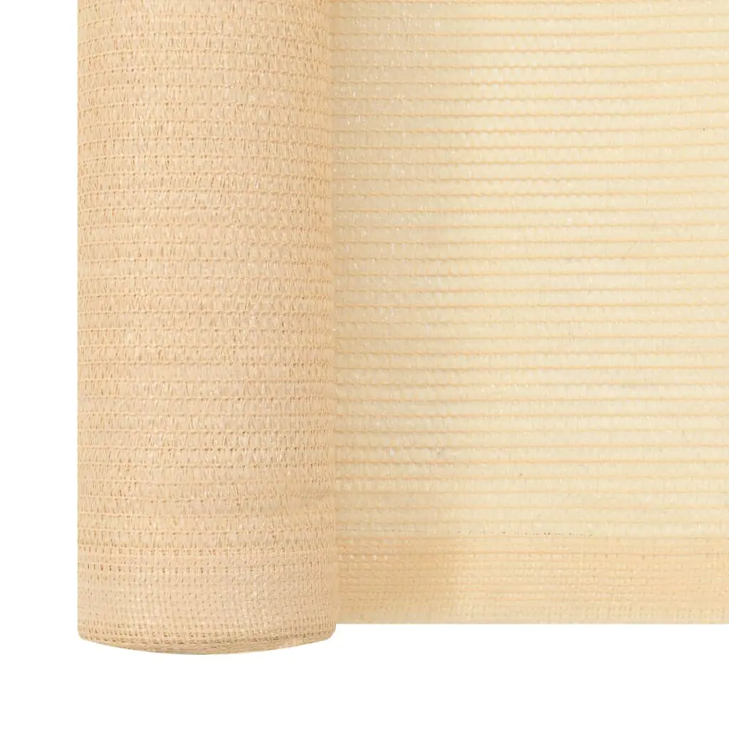 vidaXL Privacy Net HDPE 1.5×25 m Beige