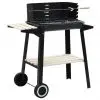 vidaXL Charcoal BBQ Stand with Wheels vidaXL Charcoal BBQ Stand with Wheels