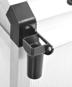 vidaXL Greenhouse Aluminium 421x190x195 cm 15.6 m?