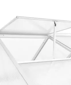 vidaXL Greenhouse Aluminium 421x190x195 cm 15.6 m?