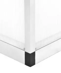 vidaXL Greenhouse Aluminium 421x190x195 cm 15.6 m?