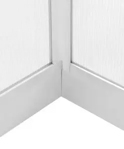 vidaXL Greenhouse Aluminium 421x190x195 cm 15.6 m?