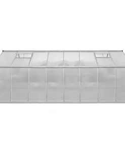 vidaXL Greenhouse Aluminium 481x250x195 cm 23.44 m?