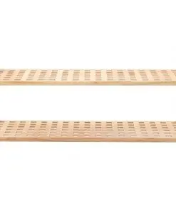 vidaXL Shoe Rack Solid Walnut Wood 69x26x40 cm