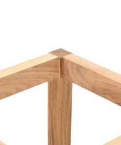 vidaXL Umbrella Stand Solid Walnut Wood 18x18x50 cm