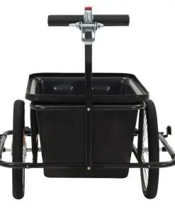 vidaXL Bike Cargo Trailer Black 50 L