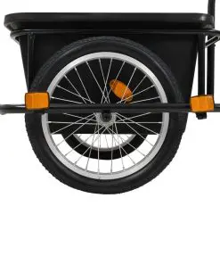 vidaXL Bike Cargo Trailer Black 50 L