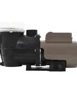 vidaXL Pool Pump with Timer Black 0,25 HP 8000 L/h