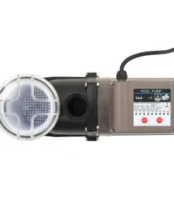 vidaXL Pool Pump with Timer Black 0,25 HP 8000 L/h