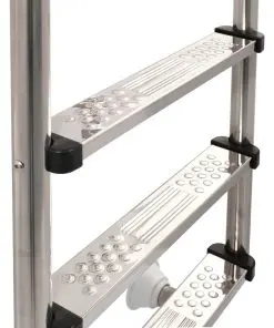 vidaXL Pool Ladder 3 Steps Stainless Steel 120 cm