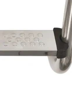 vidaXL Pool Ladder 3 Steps Stainless Steel 120 cm