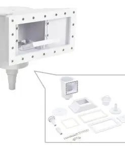 vidaXL 11 Piece Wide-mouth Pool Skimmer 34.3x25x30.5 cm