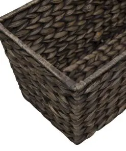 vidaXL Garden Planters 2 pcs Water Hyacinth Brown