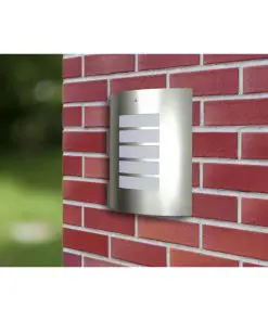 vidaXL RVS Walllamp for Indoor and Outdoors Waterproof