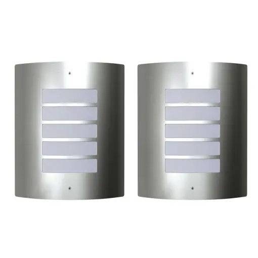 2 Stainless Steel Waterproof Wall Lights 60W