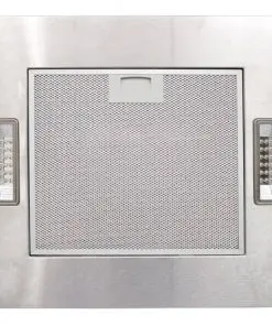 vidaXL Island Mount Range Hood with LCD Display