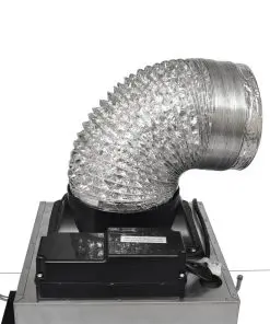 vidaXL Island Mount Range Hood with LCD Display