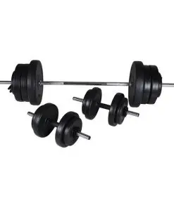 Barbell + 2 Dumbbell Set 60.5kg