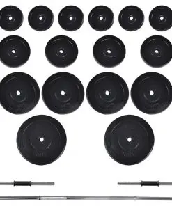 Barbell + 2 Dumbbell Set 60.5kg