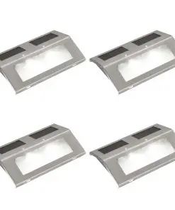 vidaXL Solar 4 x Stair Lamp