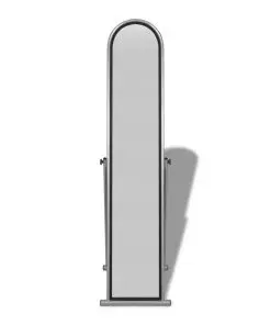 Free Standing Floor Mirror Full Length Rectangular Grey