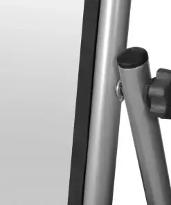 Free Standing Floor Mirror Full Length Rectangular Grey