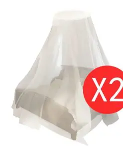 vidaXL Mosquito Net 2 pcs Round 56x325x230 cm