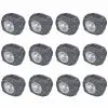 vidaXL Outdoor Solar Powered LED Spotlight Stone Shape 12 pcs