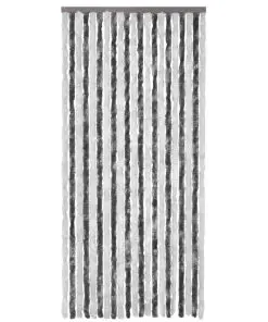 vidaXL Insect Curtain Grey and White 100×220 cm Chenille