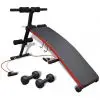 vidaXL Adjustable Multifunctional Sit Up Bench with 3 kg Dumbbells vidaXL Adjustable Multifunctional Sit Up Bench with 3 kg Dumbbells