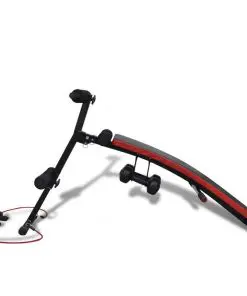 vidaXL Adjustable Multifunctional Sit Up Bench with 3 kg Dumbbells