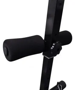 vidaXL Adjustable Multifunctional Sit Up Bench with 3 kg Dumbbells