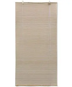 Natural Bamboo Roller Blinds 80 x 160 cm