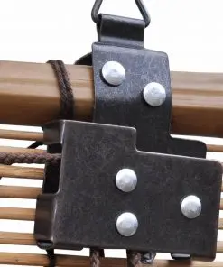 Brown Bamboo Roller Blinds 80 x 160 cm