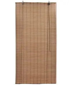 Brown Bamboo Roller Blinds 150 x 220 cm