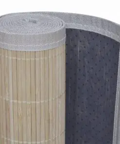 Rectangular Natural Bamboo Rug 120 x 180 cm