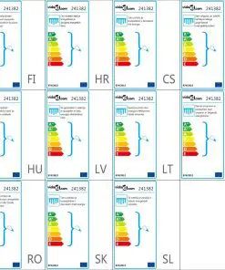 White Metal Ceiling Lamp with Crystal Beads