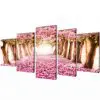 Canvas Wall Print Set Cherry Blossom 100 x 50 cm Canvas Wall Print Set Cherry Blossom 100 x 50 cm