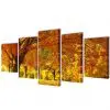 Canvas Wall Print Set Maple 200 x 100 cm Canvas Wall Print Set Maple 200 x 100 cm